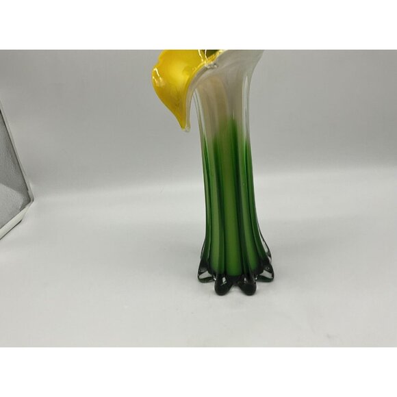 Jack In The Pulpit Calla Lily Vase 11.5 Inches Tall By Pier 1 Imports Vintage - Picture 15 of 16